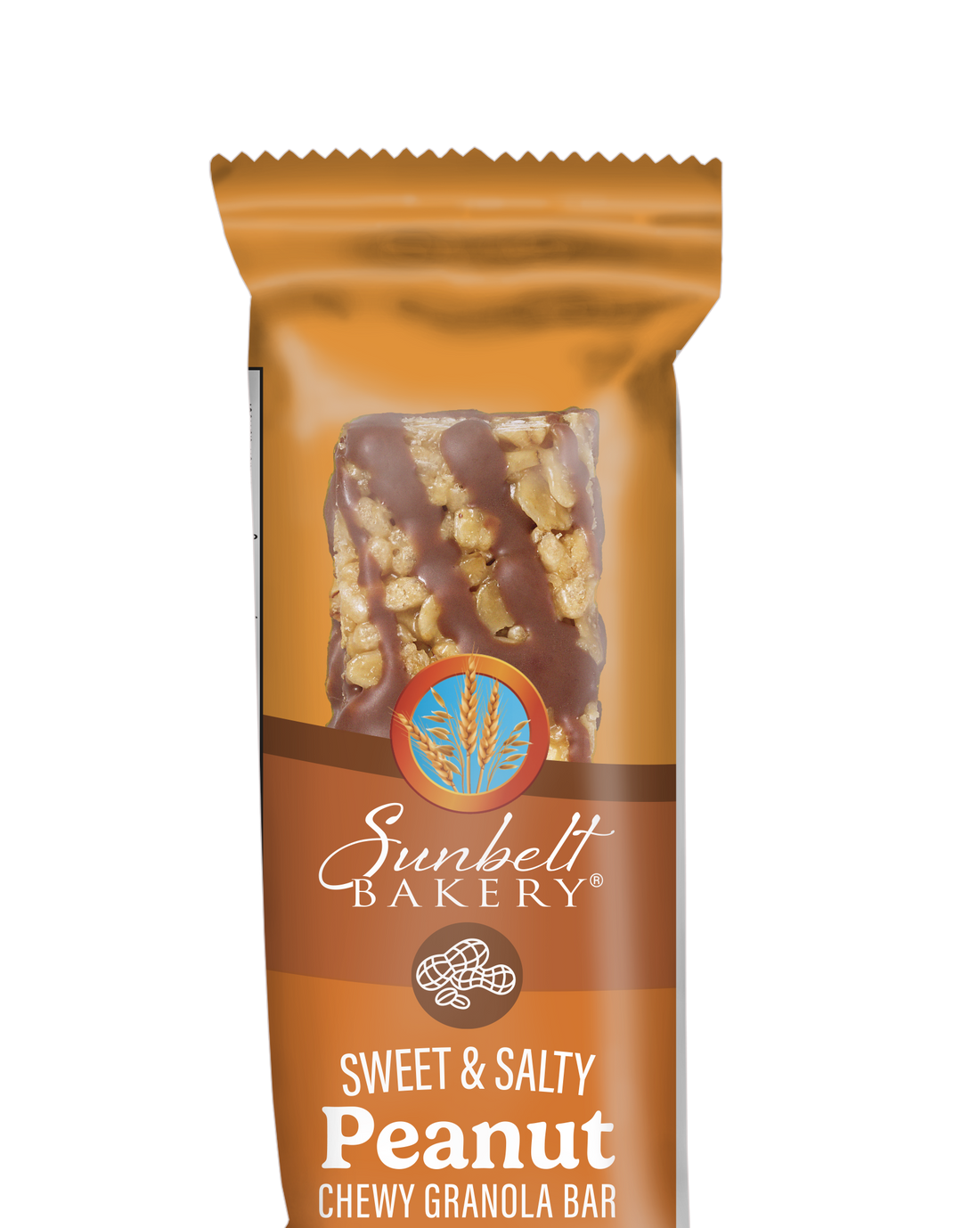 sweet & salty peanut chewy granola bar wrap