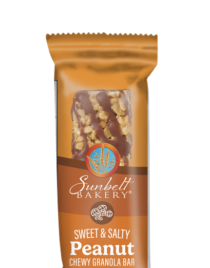 sweet & salty peanut chewy granola bar wrap