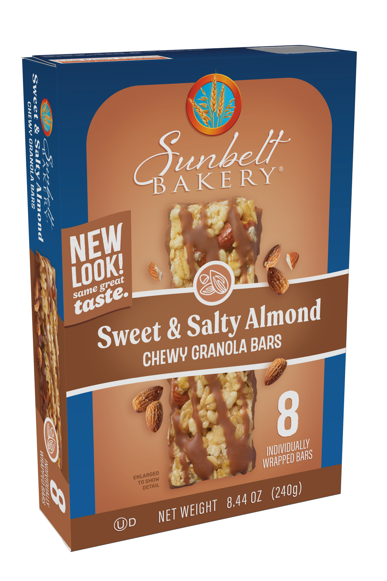 carton of almond sweet & salty chewy granola bars