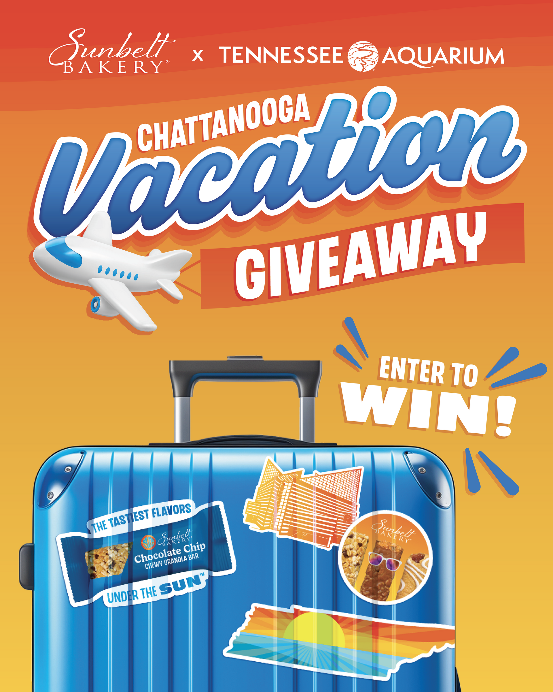 giveaway image for the chattanooga vacation giveaway