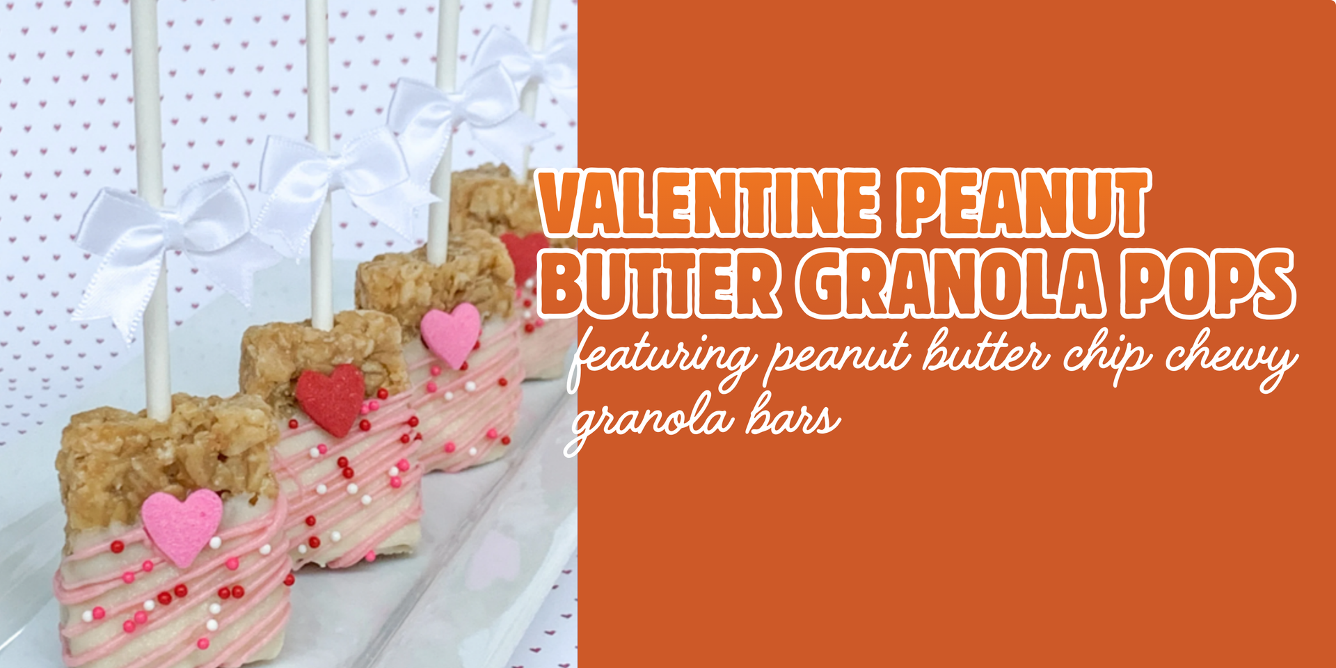 header image of valentine peanut butter granola pops recipe