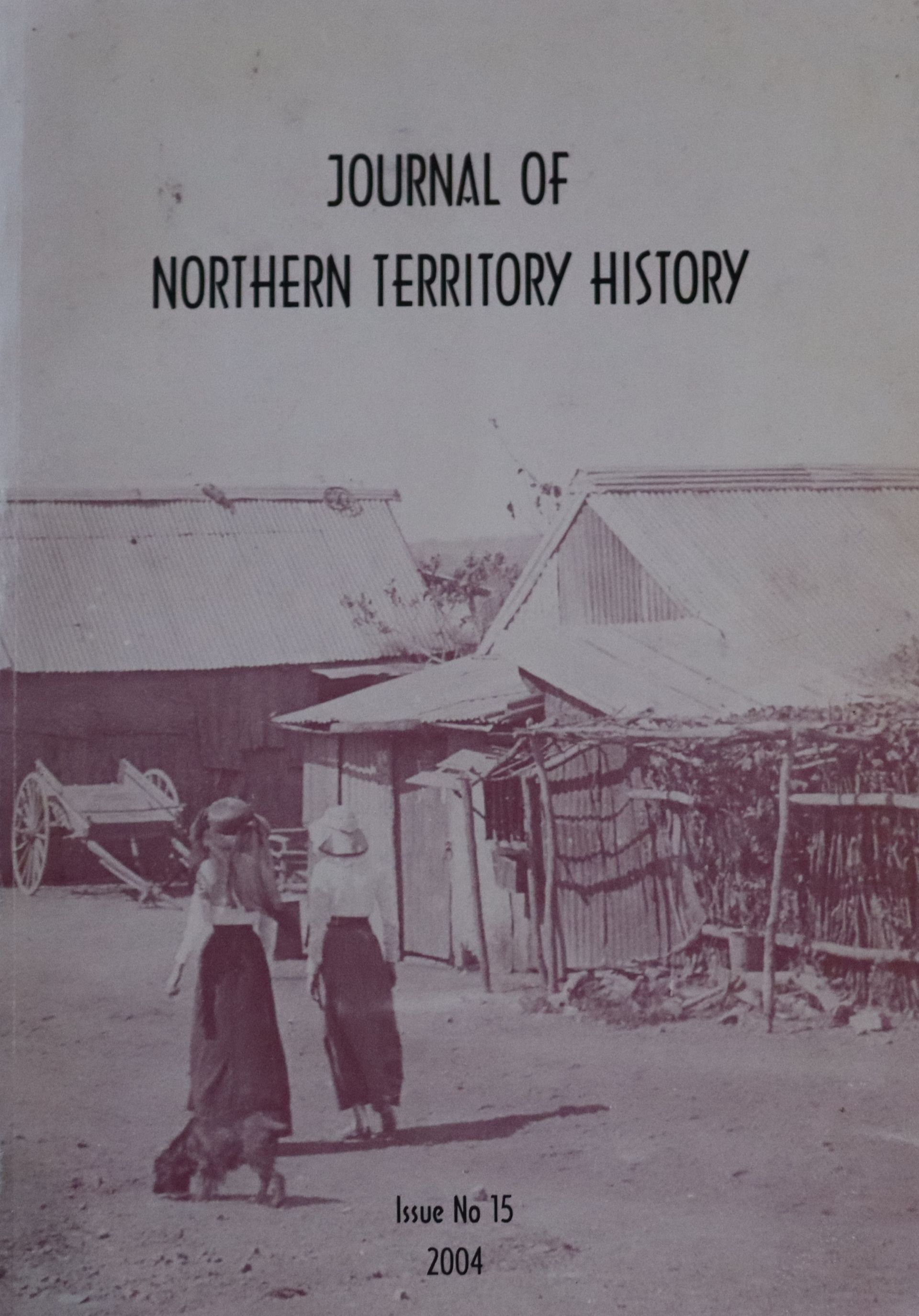 The cover of the journal of northern territory history