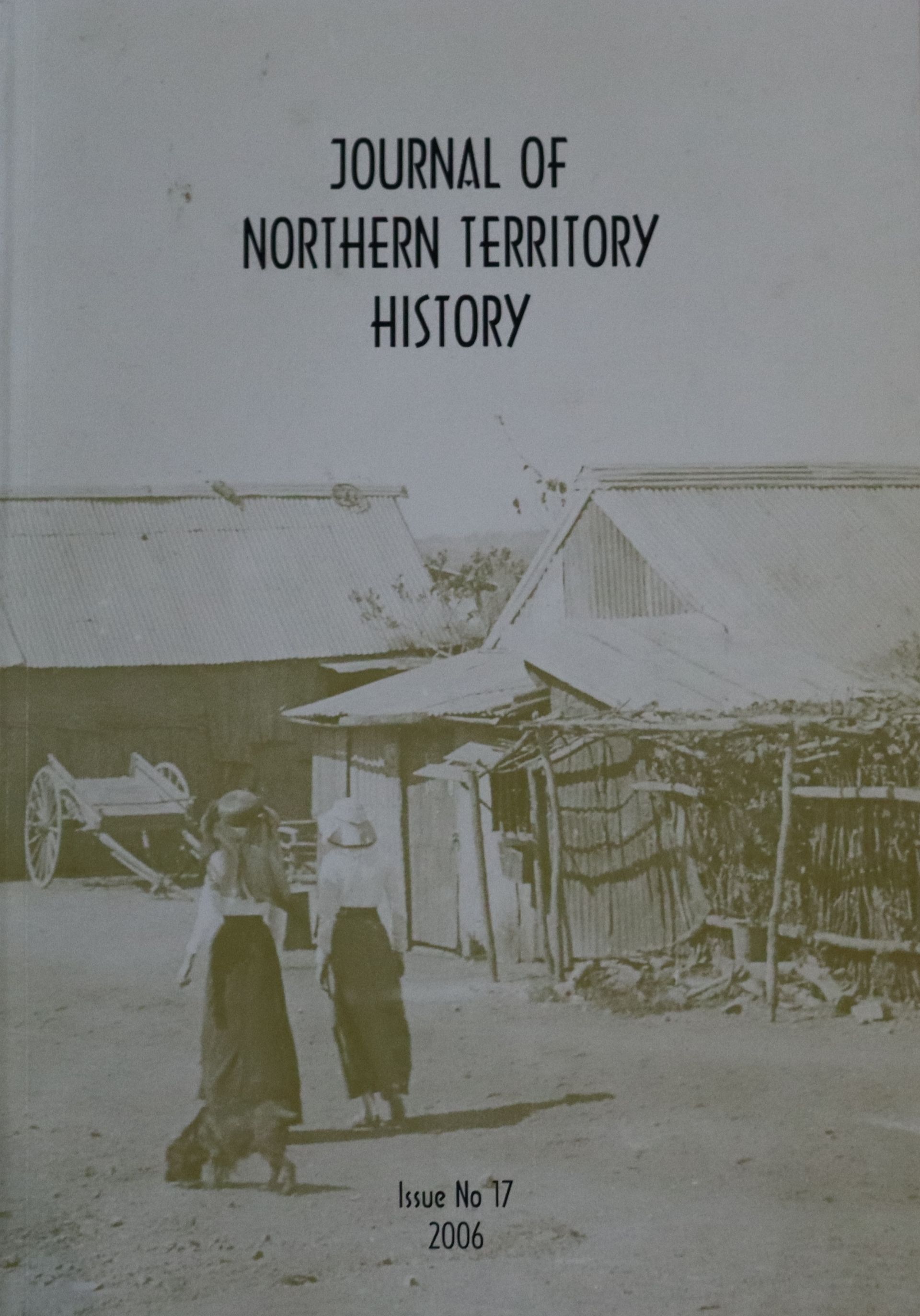 A book titled journal of northern territory history