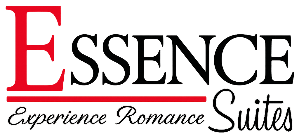 Essence Suites logo: Red 
