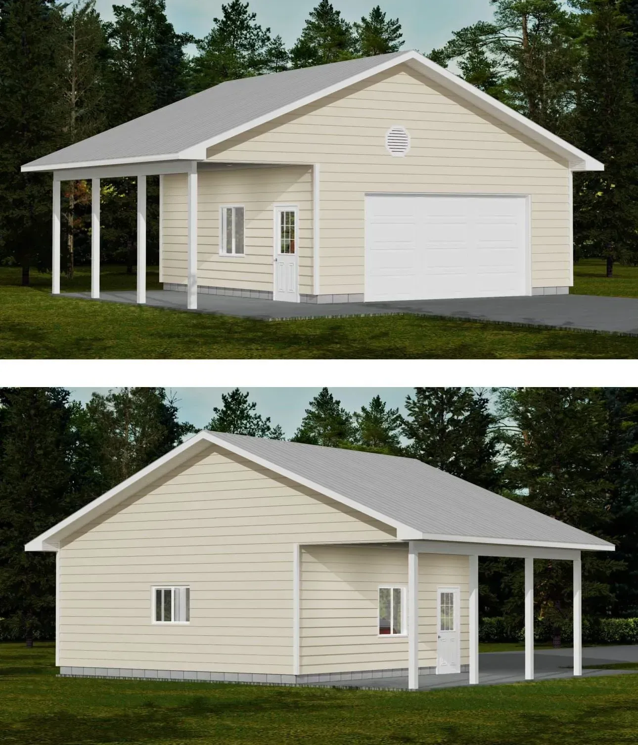 G5 - 24'X24' GARAGE & 10' CARPORT