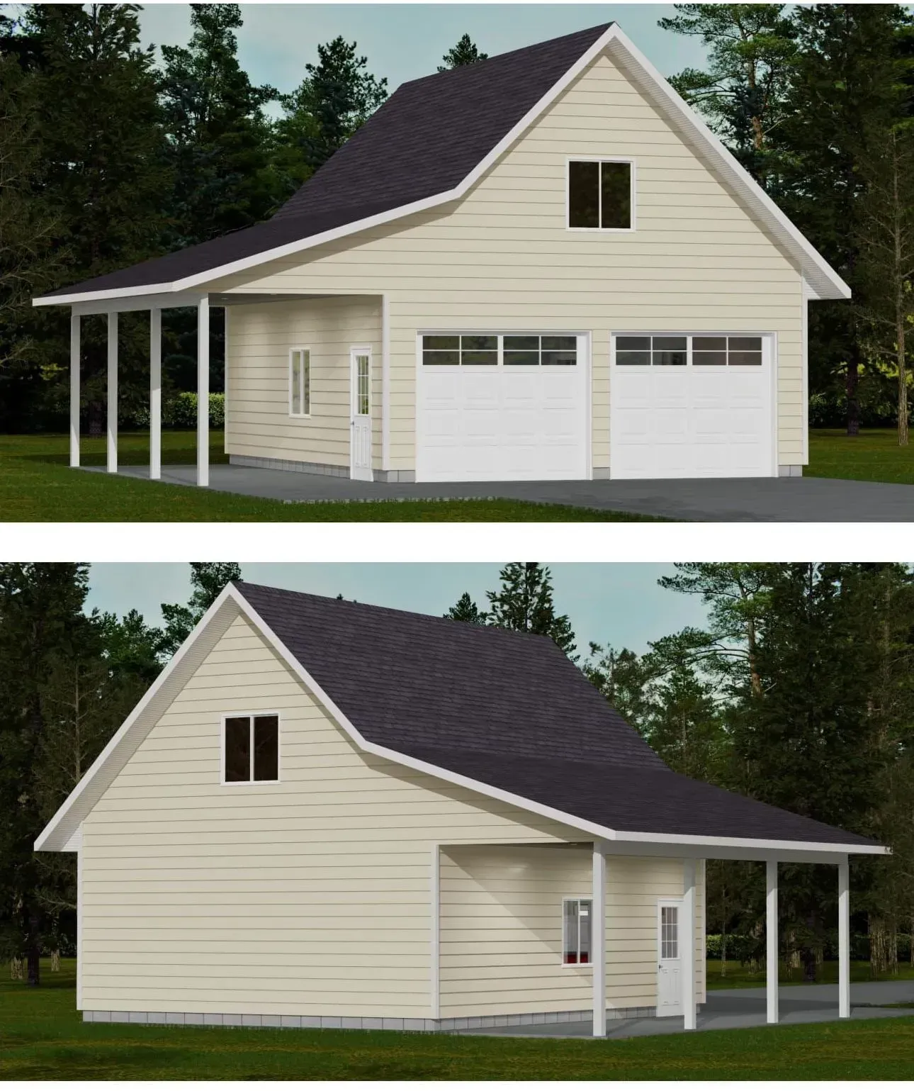 G6 - 24'X30' GARAGE WITH STORAGE & 10' CARPORT