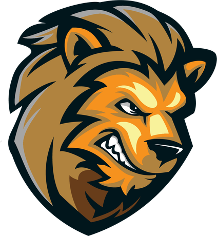 Lyons Blasting & Restoration Logo image of a cartoon lion head