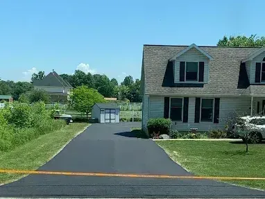 New Asphalt Driveway in Valparaiso, Indiana