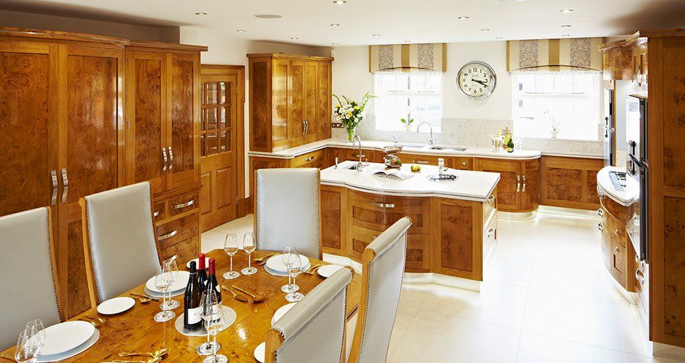 Burr Oak Bespoke kitchen design