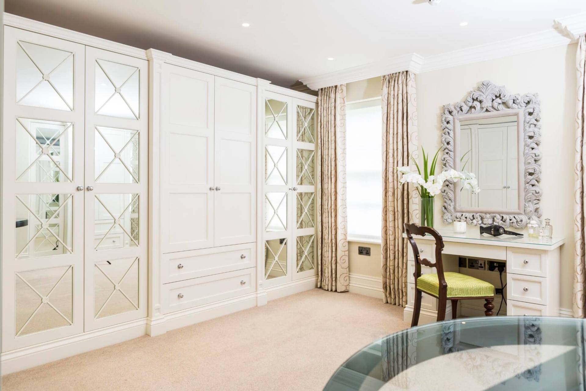 Bedroom with walk-in dressing room