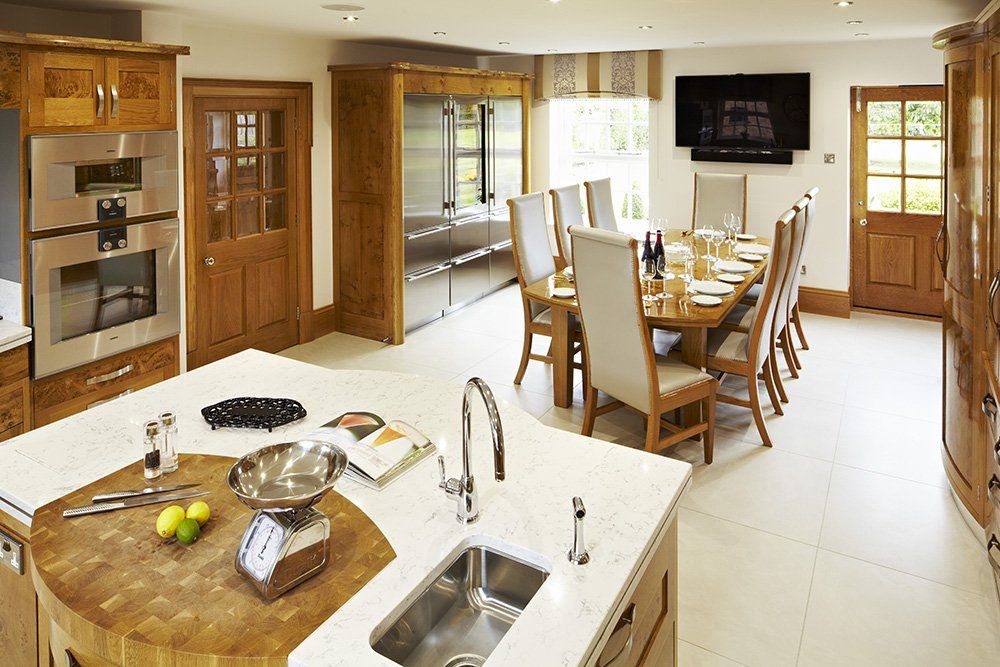 Burr Oak Bespoke kitchen sink