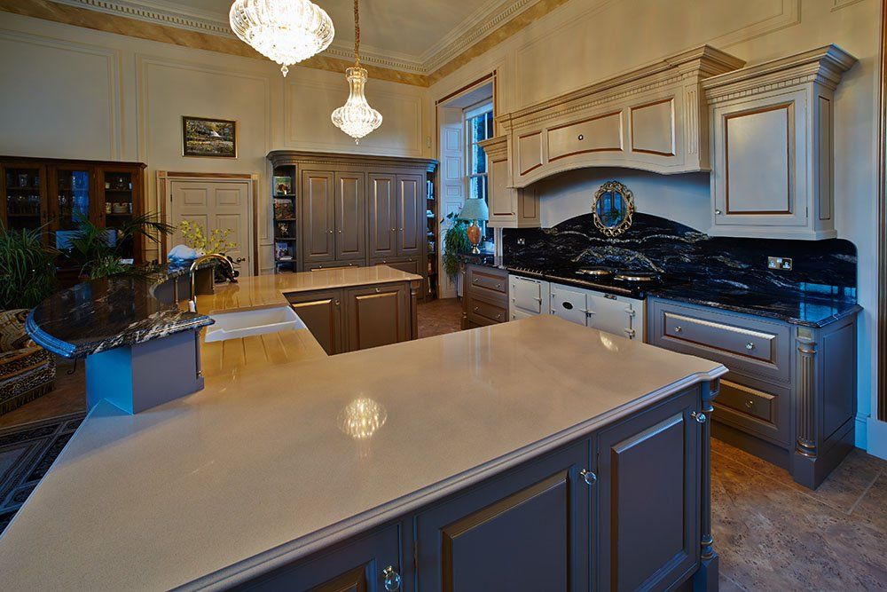 Hand Painted kitchen counters