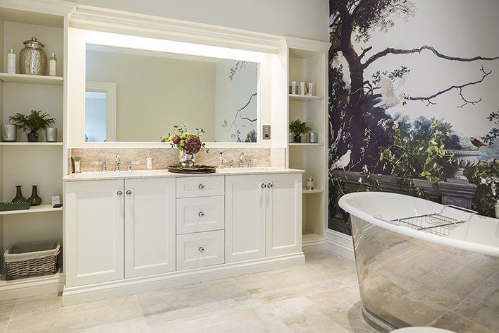 Marble bathroom design