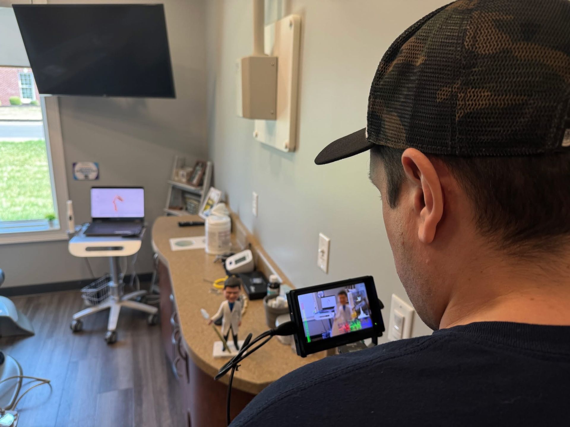 Video production shoot for a dental office in Paducah Kentucky