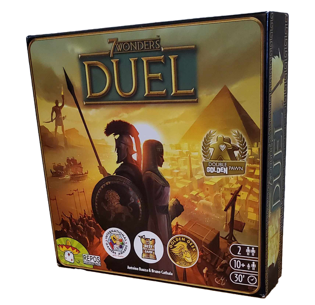 7 Wonders: Duel with both expansions (Pantheon and Agora) : r/boardgames