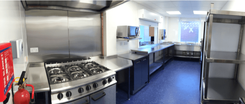 New kitchen equipment installed