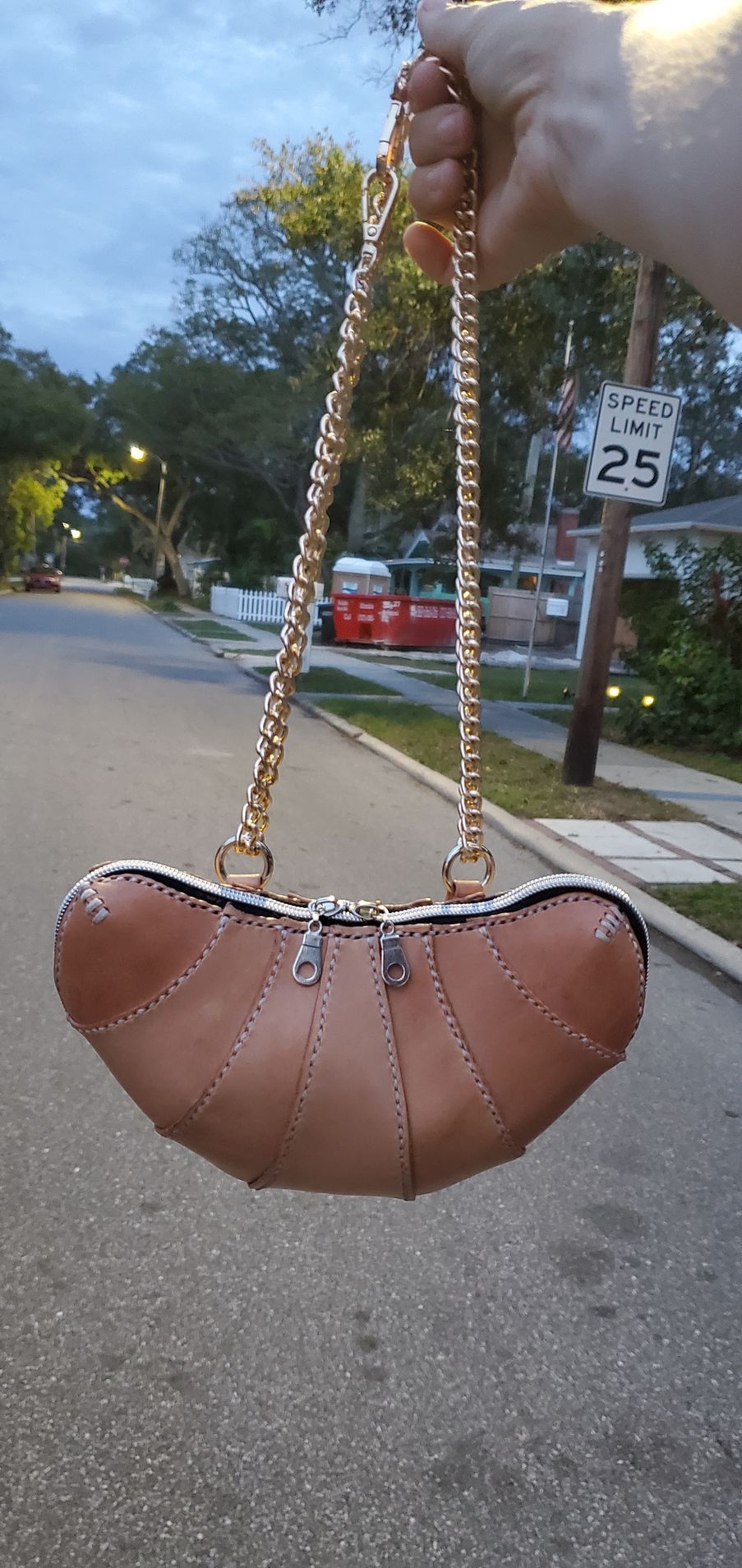 Croissant Crossbody Purse