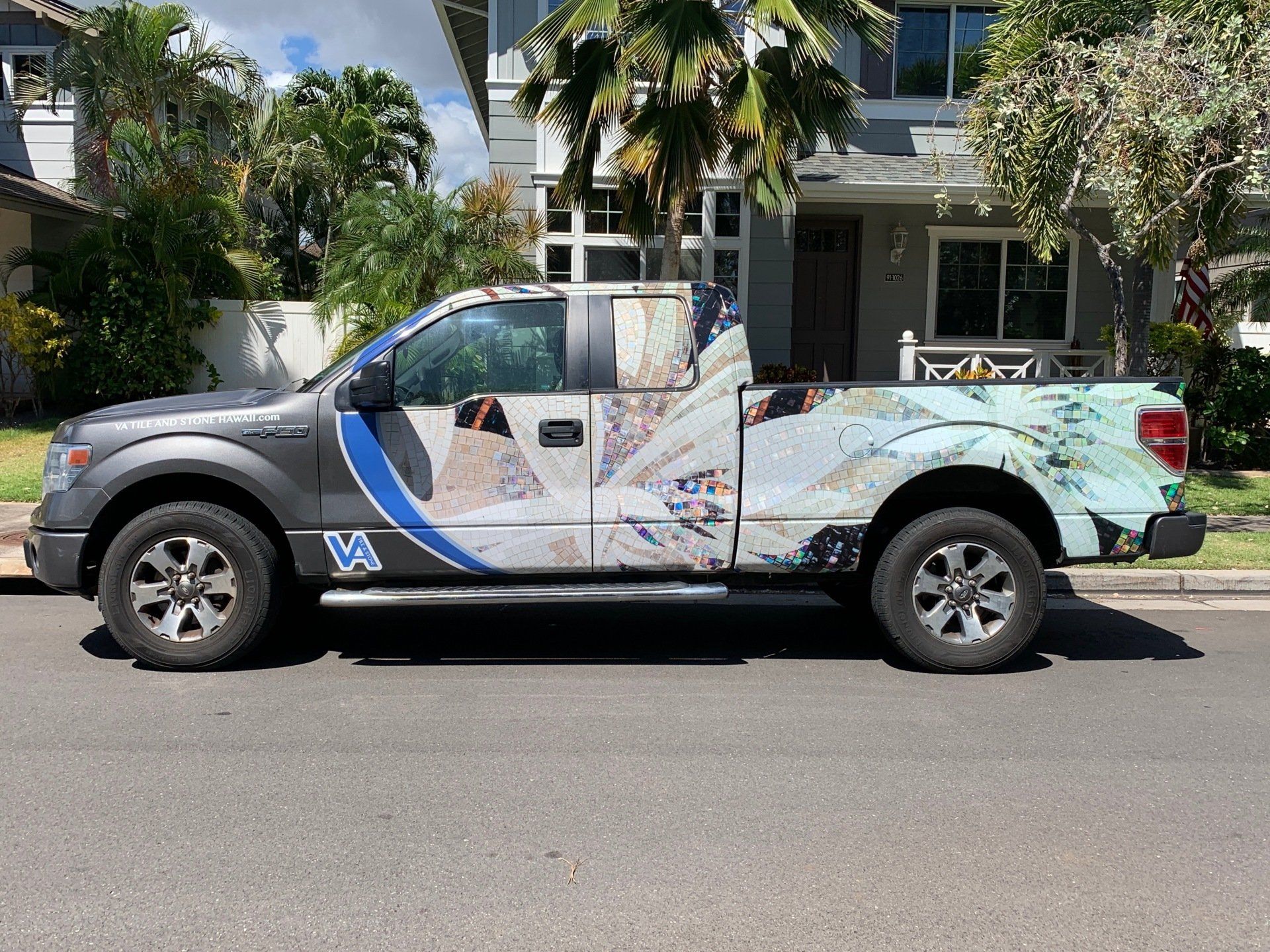 custom truck wrap side