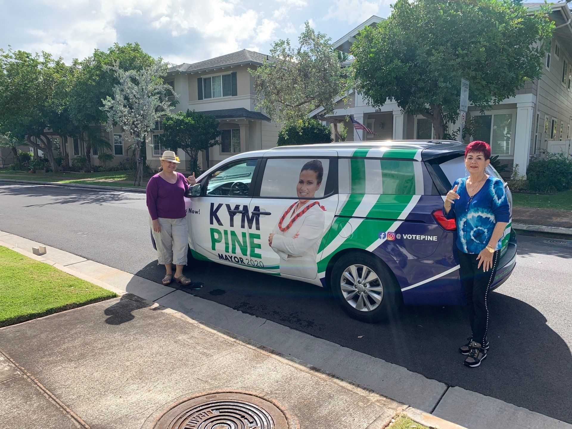campaign vehicle wraps