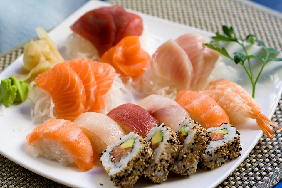 Sashimi e sushi all you can eat