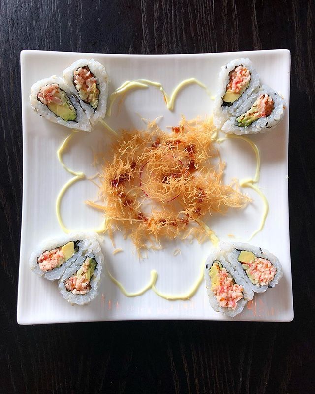 Tempura con roll di salmone