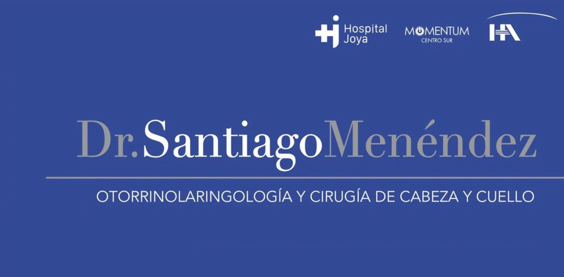 DR. SANTIAGO MENÉNDEZ ZERTUCHE