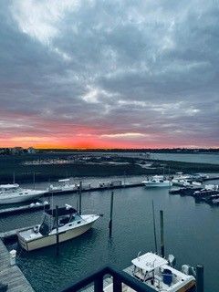 White Boats and Sunset View — Murrells Inlet, SC — Diamond Nautical