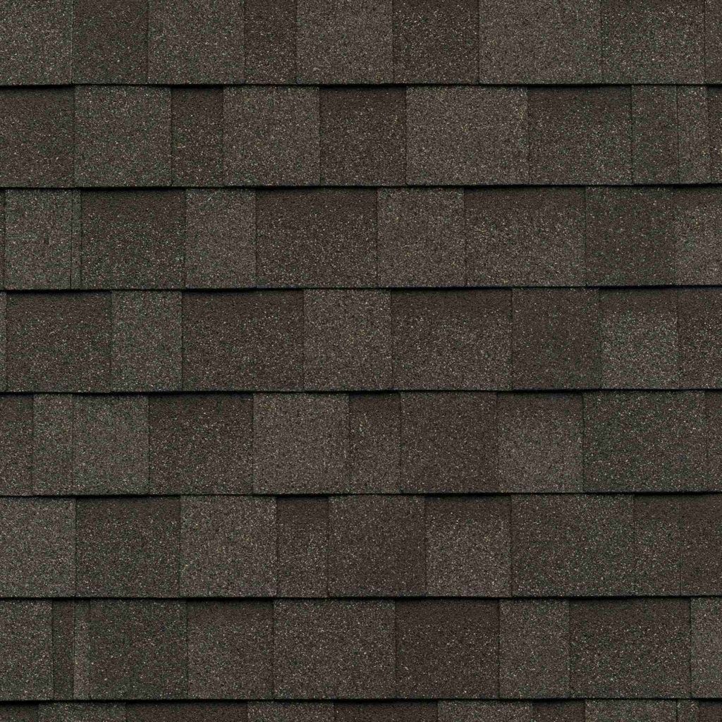 A close up of a roof with shingles on it.