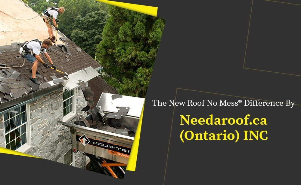 Two men are working on the roof of a house.