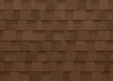 A close up of a brown shingle roof.
