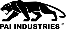 Logo de panthère noire pour PAI Industries.