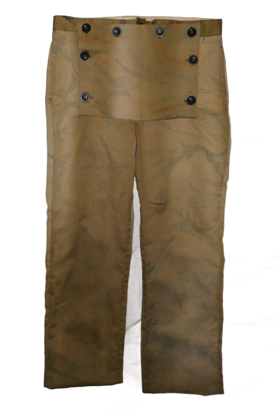 Camouflaged sailor trousers