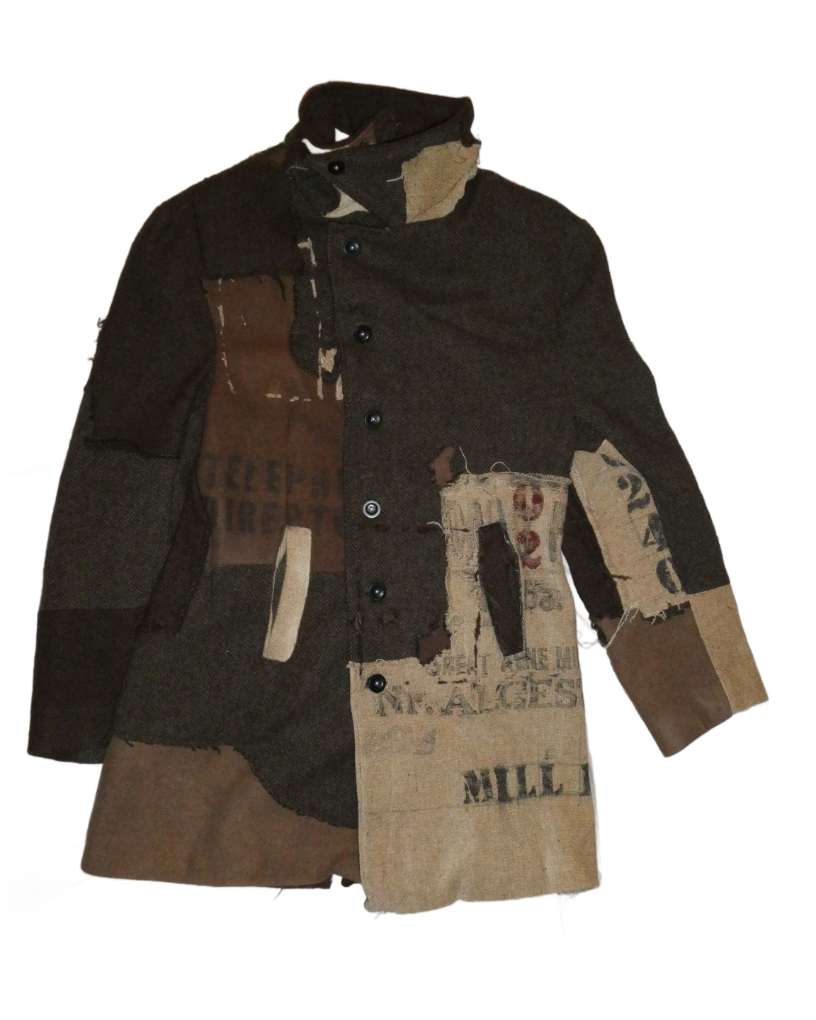 Patchwork overcoat