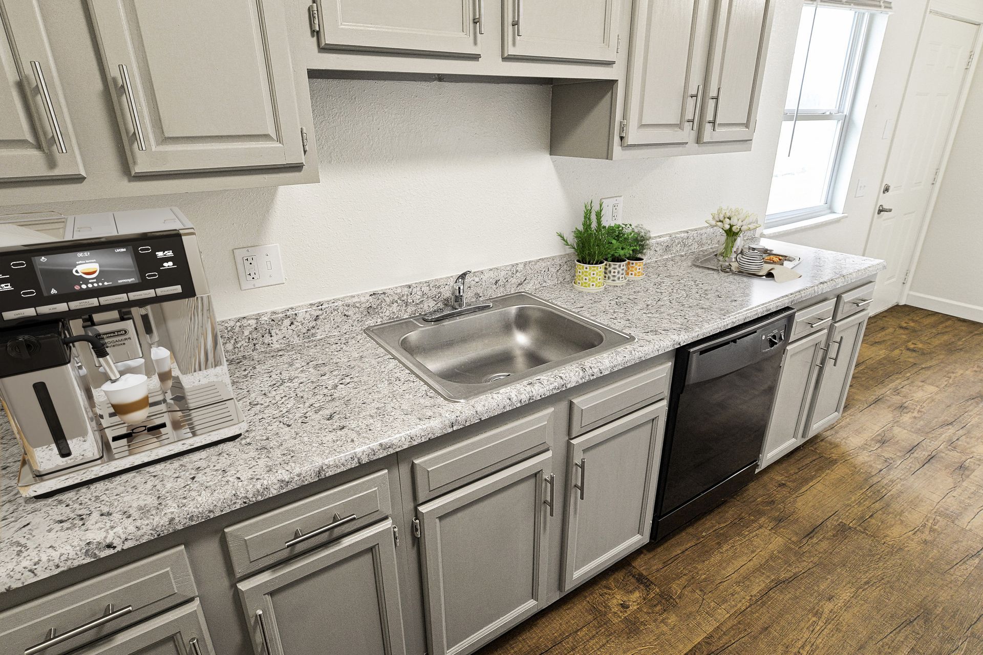 reno kitchen in two bed