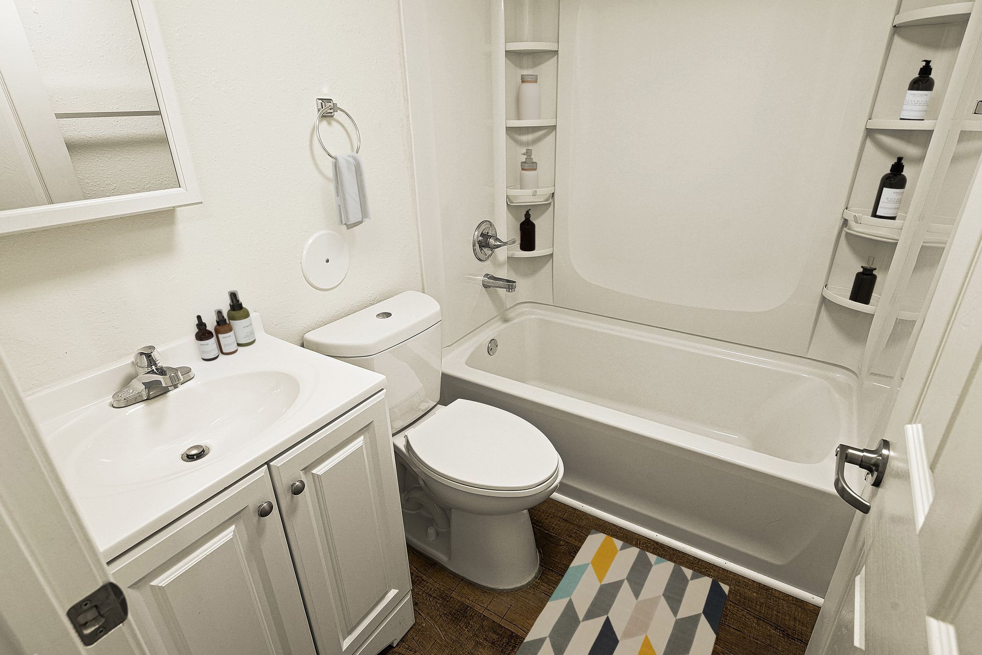 bathroom at bethalto metro apartments