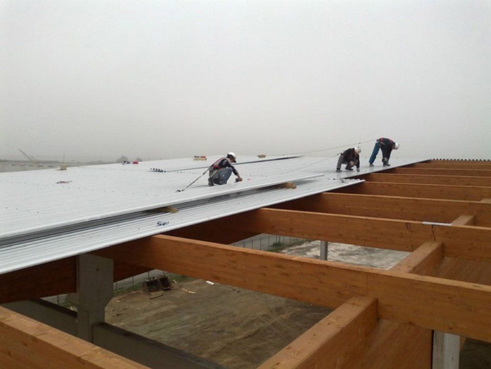 posa di copertura per tetto