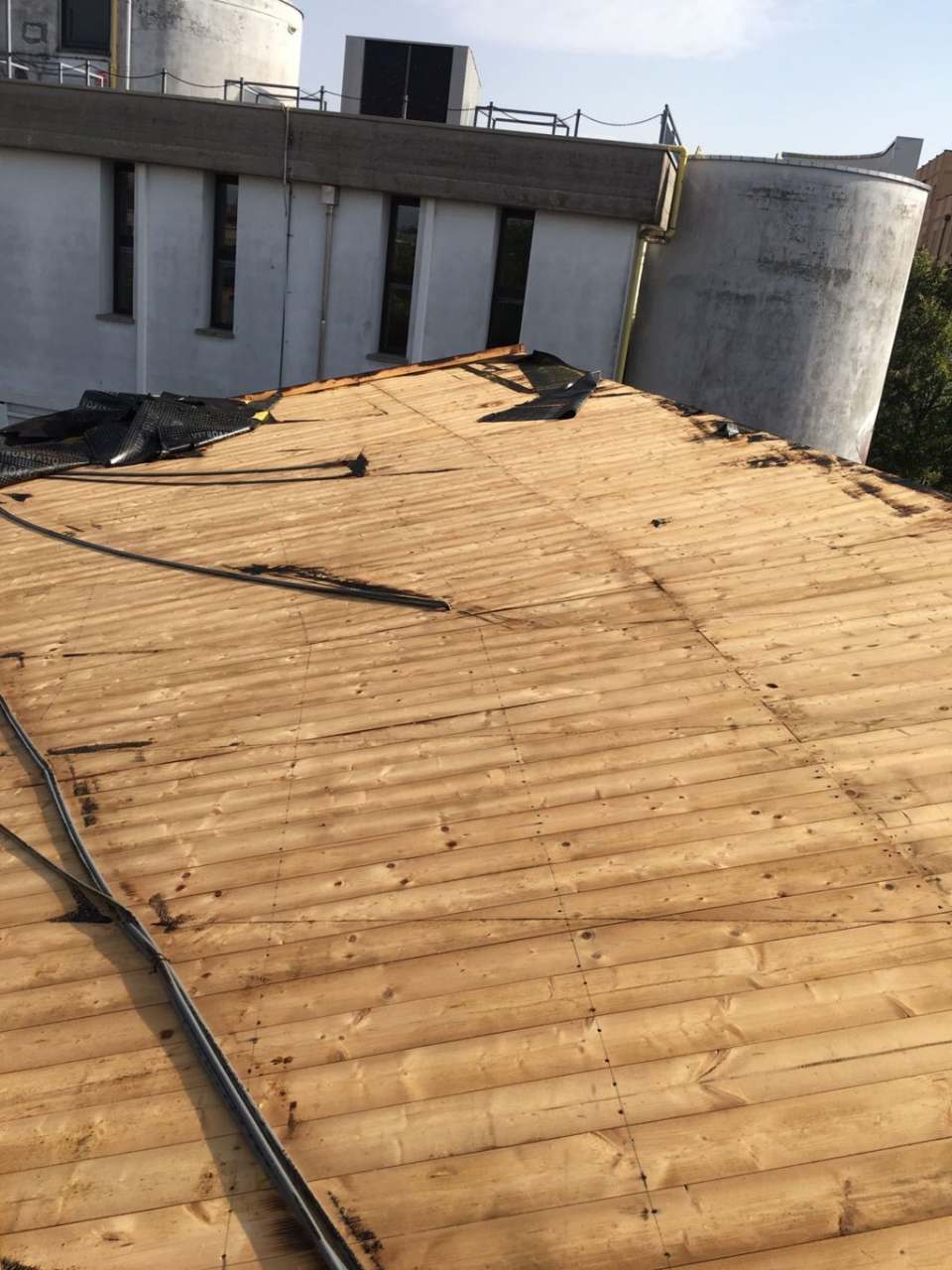 realizzazione della copertura di un auditorio