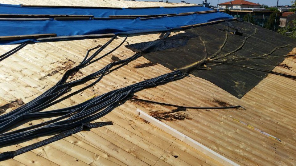 impermeabilizzazione di copertura di un audauditoriotorium