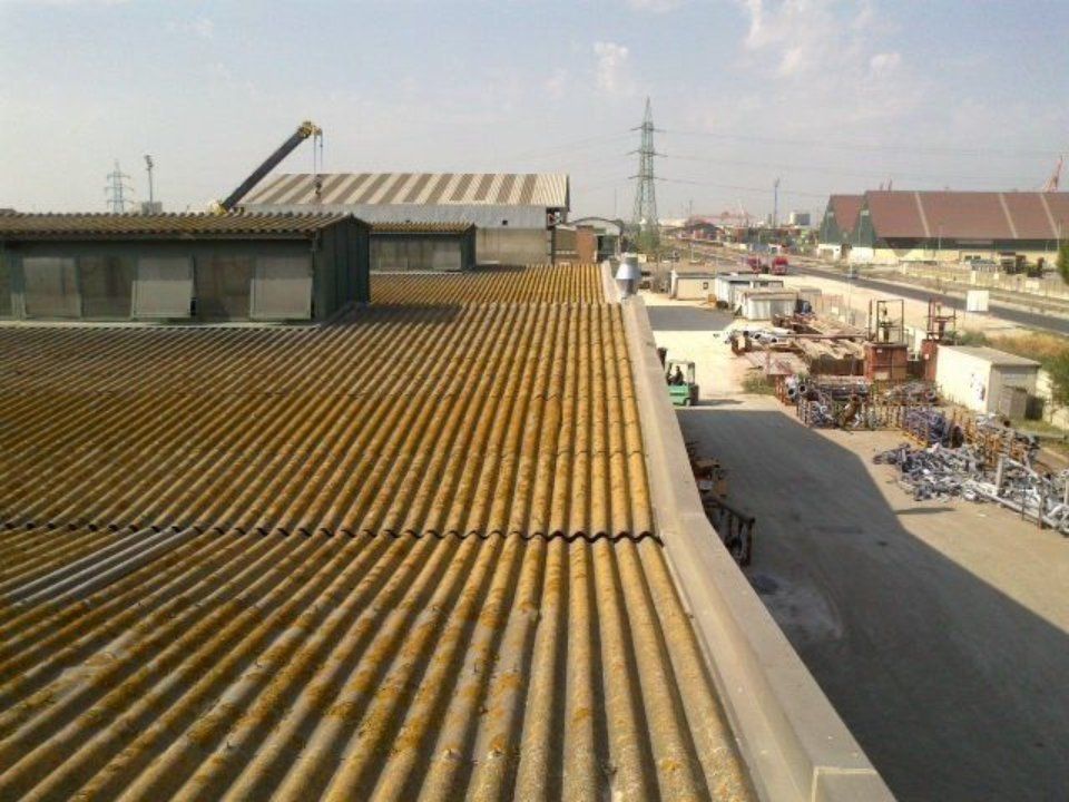 copertura in amianto