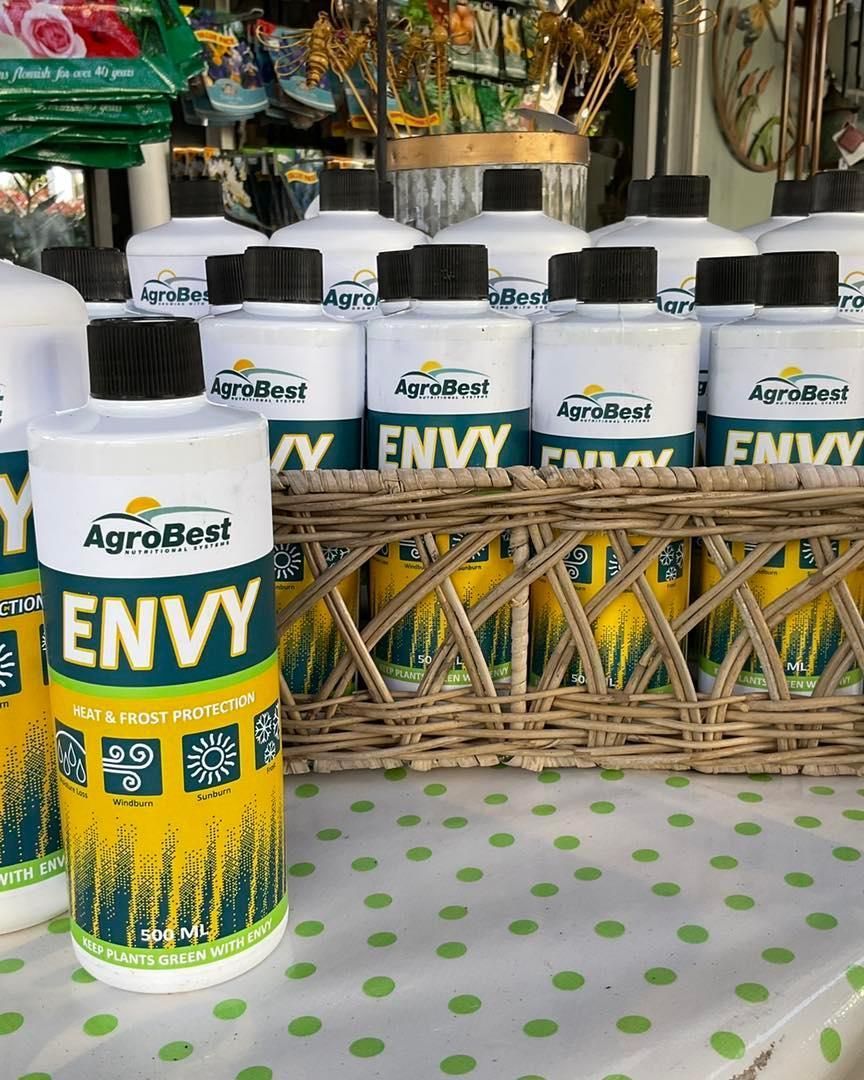 A Bunch Of Bottles Of Envy Are Sitting On A Table — Magnolia Nursery In Dubbo, NSW