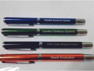 Llaverplas, diseño de bolígrafos publicitarios en Medellín