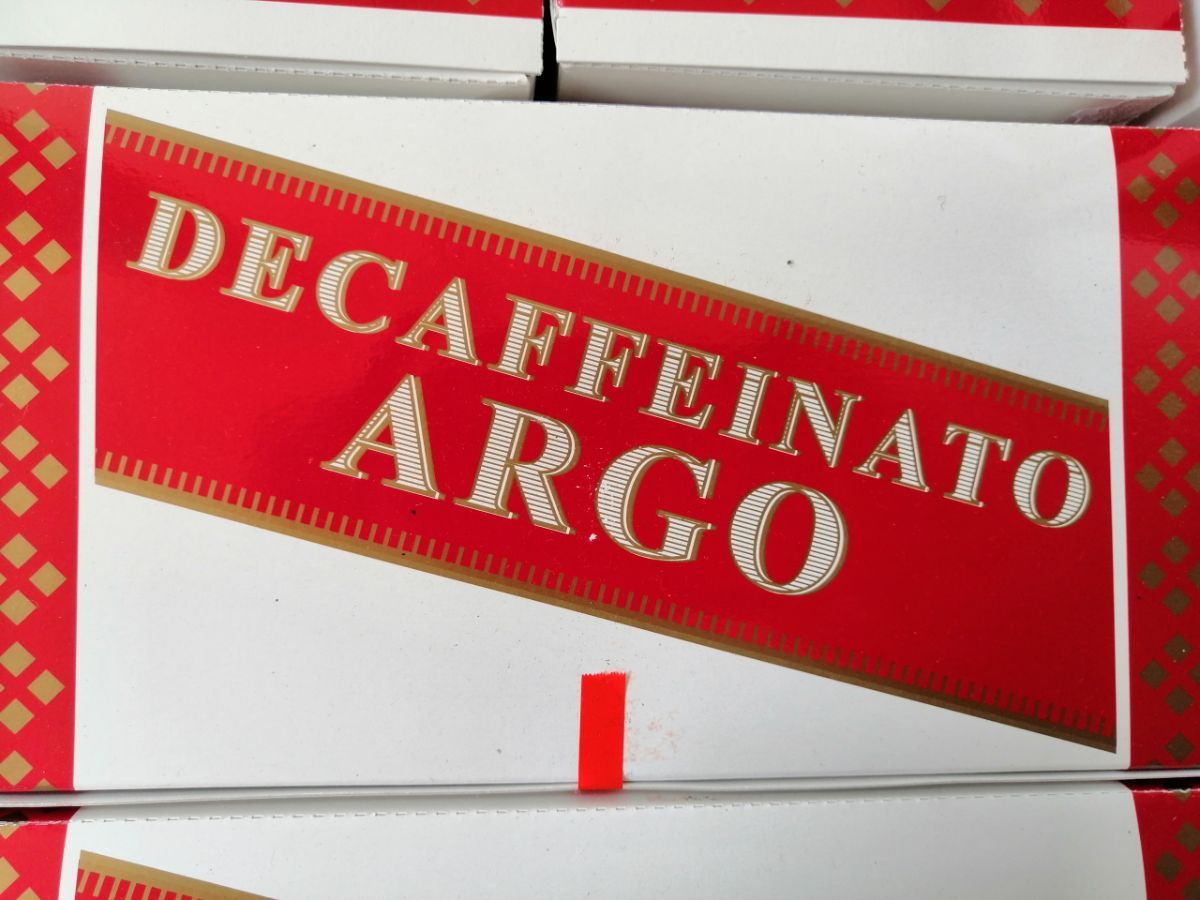 confezione di caffè decaffeinato