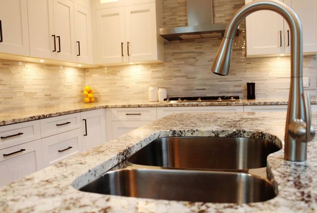 Leathered Granite Countertops by CSW