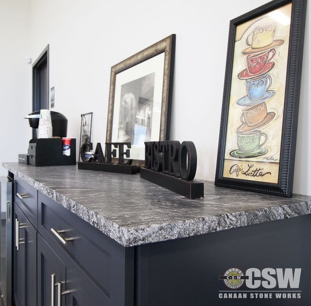 Leathered Granite Countertops by CSW