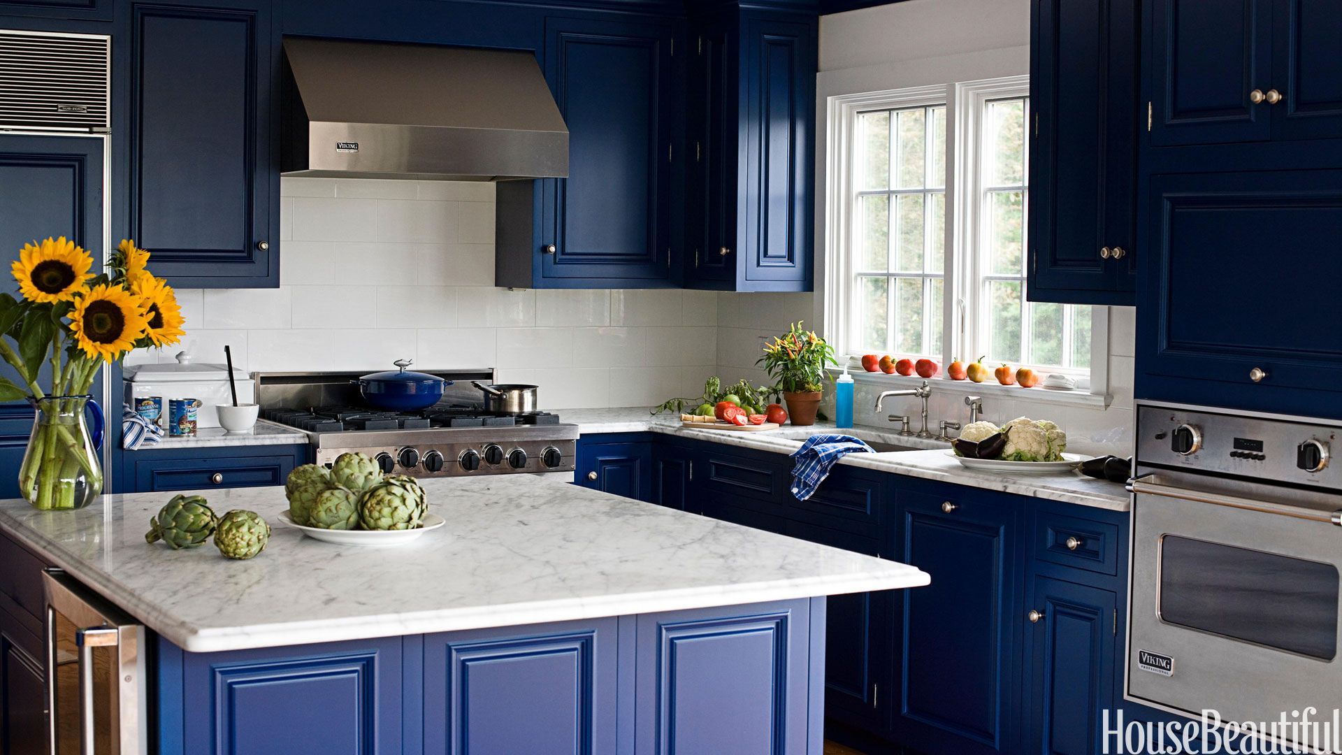 House Beautiful shows us how color can add interest and style.