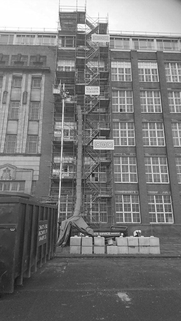stair access scaffolding
