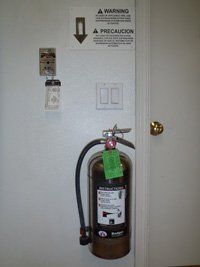 Kitchen Fire Protection — Chemical Portable Fire Extinguisher in Santa Cruz, CA