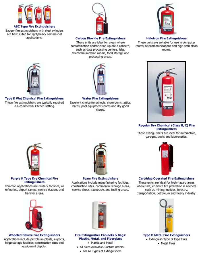 Safety — Fire Extinguisher Products in Santa Cruz, CA