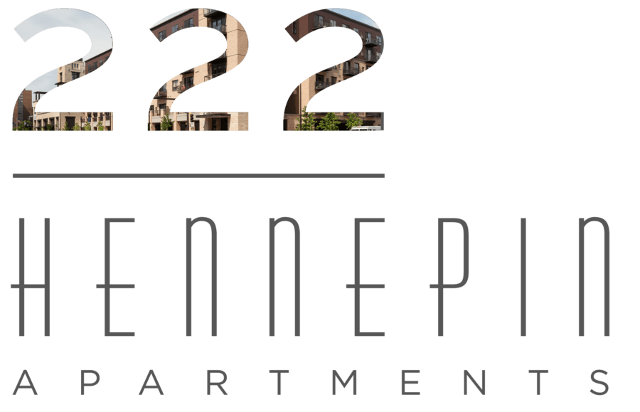 222 Hennepin Apartments logo. 