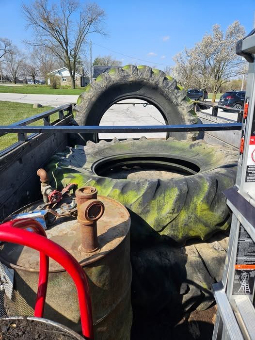 A bunch of pieces of metal scraps